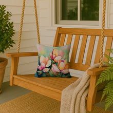 Load image into Gallery viewer, Mississippi Magnolia in Watercolor Throw Pillow