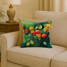 Load image into Gallery viewer, Missouri Hawthorns in Watercolor Throw Pillow