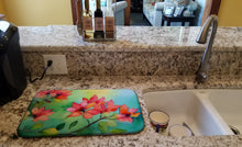 Load image into Gallery viewer, Missouri Hawthorns in Watercolor Dish Drying Mat