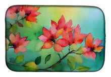 Load image into Gallery viewer, Missouri Hawthorns in Watercolor Dish Drying Mat