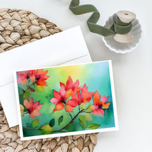 Load image into Gallery viewer, Missouri Hawthorns in Watercolor Greeting Cards -  Blank Note Cards – 8-Pack of Artist-Designed Cards with Envelopes