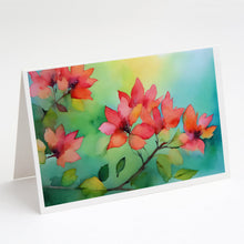 Load image into Gallery viewer, Missouri Hawthorns in Watercolor Greeting Cards -  Blank Note Cards – 8-Pack of Artist-Designed Cards with Envelopes