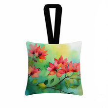 Load image into Gallery viewer, Missouri Hawthorns in Watercolor Hanging Square Fabric Ornament 3.5 × 3.5