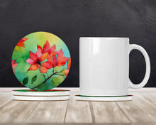 Load image into Gallery viewer, Missouri Hawthorns in Watercolor Large Sandstone Coasters Pack of 4
