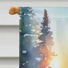 Load image into Gallery viewer, Montana Bitterroot in Watercolor House Flag