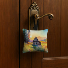 Load image into Gallery viewer, Montana Bitterroot in Watercolor Hanging Square Fabric Ornament 3.5 × 3.5