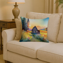 Load image into Gallery viewer, Montana Bitterroot in Watercolor Throw Pillow