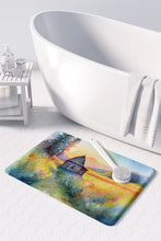 Load image into Gallery viewer, Montana Bitterroot in Watercolor Memory Foam Kitchen Mat