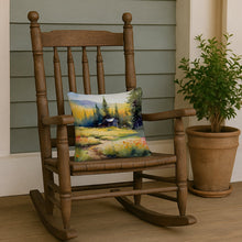 Load image into Gallery viewer, Montana Bitterroot in Watercolor Throw Pillow