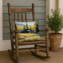 Load image into Gallery viewer, Montana Bitterroot in Watercolor Throw Pillow