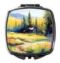 Load image into Gallery viewer, Montana Bitterroot in Watercolor Compact Mirror