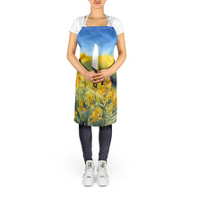 Load image into Gallery viewer, Nebraska Goldenrod in Watercolor Apron – Artist-Designed Kitchen, BBQ &amp; Craft Apron