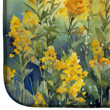 Load image into Gallery viewer, Nebraska Goldenrod in Watercolor Dish Drying Mat