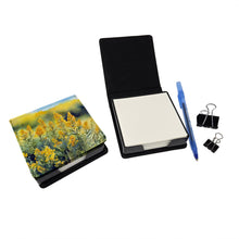 Load image into Gallery viewer, Nebraska Goldenrod in Watercolor PU Leather Note Paper Holder