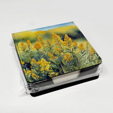 Load image into Gallery viewer, Nebraska Goldenrod in Watercolor PU Leather Note Paper Holder