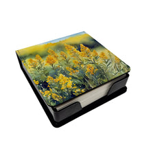 Load image into Gallery viewer, Nebraska Goldenrod in Watercolor PU Leather Note Paper Holder