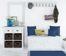 Load image into Gallery viewer, Nebraska Goldenrod in Watercolor Fabric Decorative Pillow