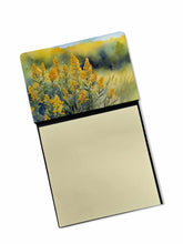Load image into Gallery viewer, Nebraska Goldenrod in Watercolor Sticky Note Holder- Refiilable Desk Accessory Note Pad