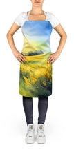 Load image into Gallery viewer, Nebraska Goldenrod in Watercolor Apron – Artist-Designed Kitchen, BBQ &amp; Craft Apron