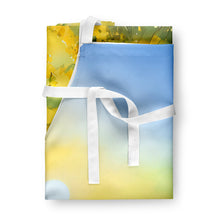 Load image into Gallery viewer, Nebraska Goldenrod in Watercolor Apron – Artist-Designed Kitchen, BBQ &amp; Craft Apron