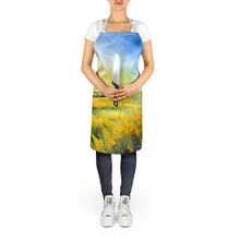Load image into Gallery viewer, Nebraska Goldenrod in Watercolor Apron – Artist-Designed Kitchen, BBQ &amp; Craft Apron