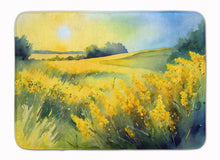 Load image into Gallery viewer, Nebraska Goldenrod in Watercolor Memory Foam Kitchen Mat