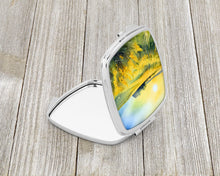 Load image into Gallery viewer, Nebraska Goldenrod in Watercolor Compact Mirror