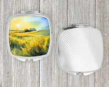Load image into Gallery viewer, Nebraska Goldenrod in Watercolor Compact Mirror