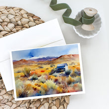Load image into Gallery viewer, Nevada Sagebrush in Watercolor Greeting Cards -  Blank Note Cards – 8-Pack of Artist-Designed Cards with Envelopes