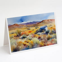 Load image into Gallery viewer, Nevada Sagebrush in Watercolor Greeting Cards -  Blank Note Cards – 8-Pack of Artist-Designed Cards with Envelopes