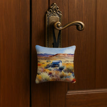 Load image into Gallery viewer, Nevada Sagebrush in Watercolor Hanging Square Fabric Ornament 3.5 × 3.5
