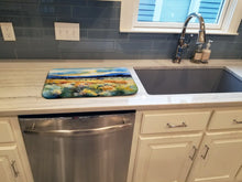 Load image into Gallery viewer, Nevada Sagebrush in Watercolor Dish Drying Mat