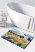 Load image into Gallery viewer, Nevada Sagebrush in Watercolor Memory Foam Kitchen Mat
