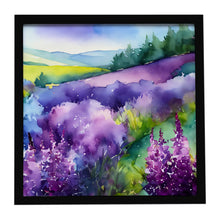 Load image into Gallery viewer, New Hampshire Purple Lilac in Watercolor Framed Metal Print