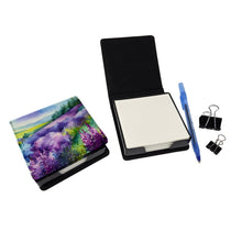 Load image into Gallery viewer, New Hampshire Purple Lilac in Watercolor PU Leather Note Paper Holder