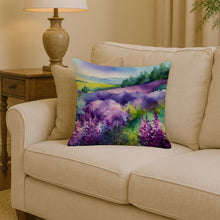Load image into Gallery viewer, New Hampshire Purple Lilac in Watercolor Throw Pillow
