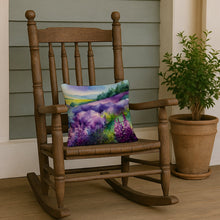 Load image into Gallery viewer, New Hampshire Purple Lilac in Watercolor Throw Pillow