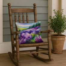 Load image into Gallery viewer, New Hampshire Purple Lilac in Watercolor Throw Pillow