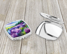 Load image into Gallery viewer, New Hampshire Purple Lilac in Watercolor Compact Mirror