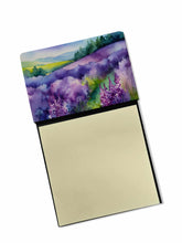 Load image into Gallery viewer, New Hampshire Purple Lilac in Watercolor Sticky Note Holder- Refiilable Desk Accessory Note Pad