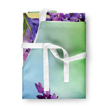 Load image into Gallery viewer, New Hampshire Purple Lilac in Watercolor Apron – Artist-Designed Kitchen, BBQ &amp; Craft Apron