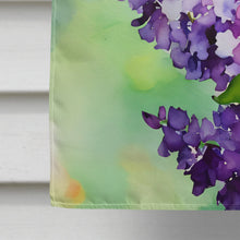 Load image into Gallery viewer, New Hampshire Purple Lilac in Watercolor House Flag