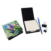 Load image into Gallery viewer, New Hampshire Purple Lilac in Watercolor PU Leather Note Paper Holder