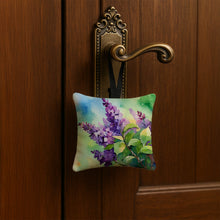 Load image into Gallery viewer, New Hampshire Purple Lilac in Watercolor Hanging Square Fabric Ornament 3.5 × 3.5