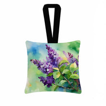 Load image into Gallery viewer, New Hampshire Purple Lilac in Watercolor Hanging Square Fabric Ornament 3.5 × 3.5