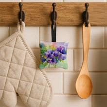 Load image into Gallery viewer, New Jersey Violet in Watercolor Hanging Square Fabric Ornament 3.5 × 3.5