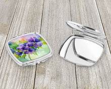 Load image into Gallery viewer, New Jersey Violet in Watercolor Compact Mirror