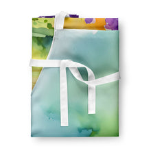 Load image into Gallery viewer, New Jersey Violet in Watercolor Apron – Artist-Designed Kitchen, BBQ &amp; Craft Apron