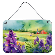 Load image into Gallery viewer, New Jersey Violet in Watercolor Wall or Door Hanging Prints