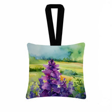 Load image into Gallery viewer, New Jersey Violet in Watercolor Hanging Square Fabric Ornament 3.5 × 3.5